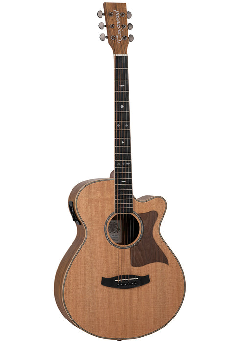 Tanglewood Reunion Super Folk Cutaway Electro Acoustic - Natural Stain - TRSF CE PW