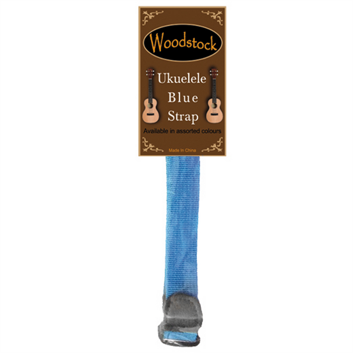 Woodstock Ukulele Strap - Blue