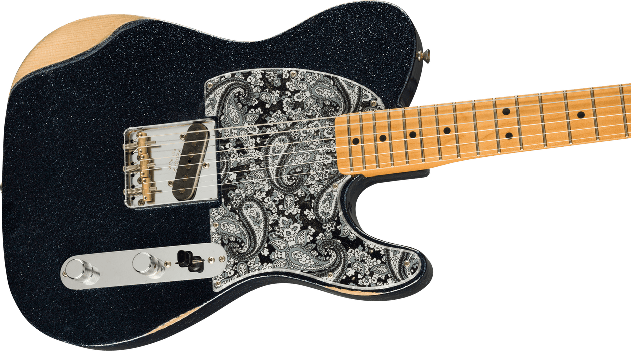 Fender Brad Paisley Esquire®, Maple, Black Sparkle *Includes Deluxe Setup & Hard Case - Guitar Warehouse