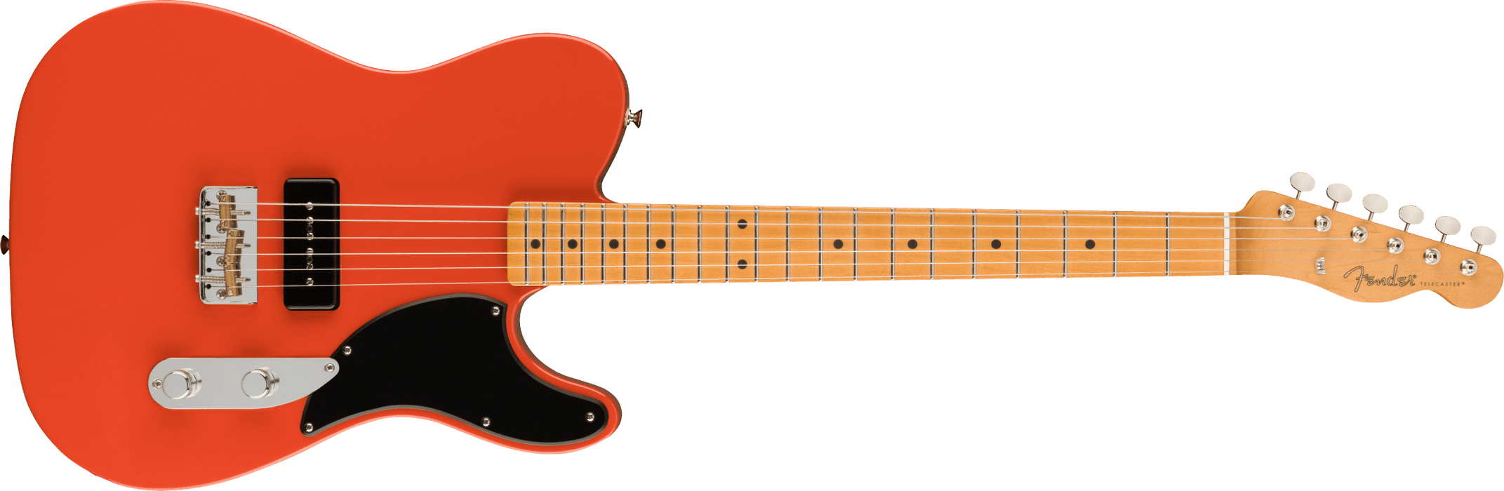 Fender Noventa Stratocaster®, Maple Fingerboard, Feista Red