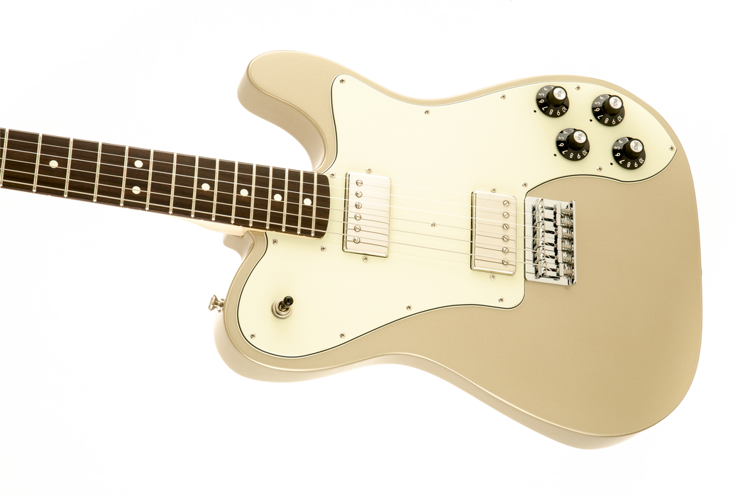Fender Chris Shiflett Telecaster® Deluxe, Rosewood Fingerboard, Shoreline Gold