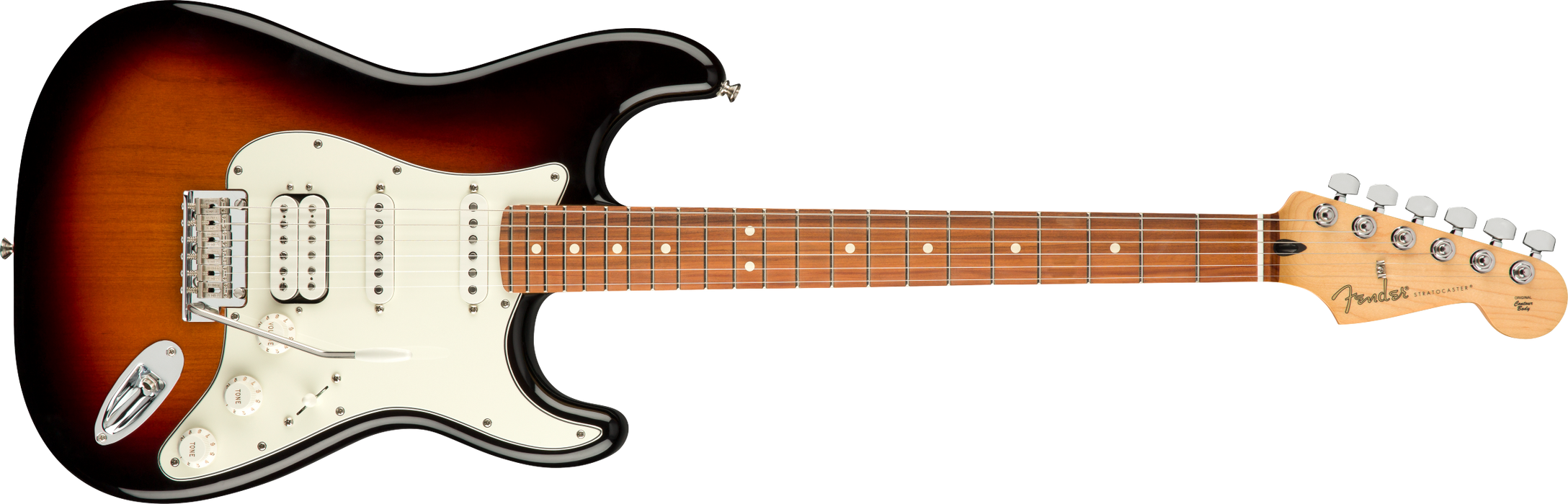 Fender Player Stratocaster® HSS, Pau Ferro Fingerboard, 3-Color Sunburst
