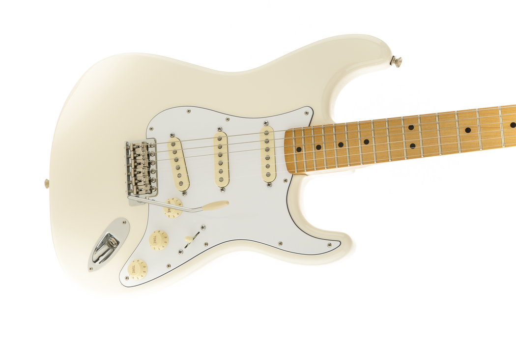 Fender Artist Signature Jimi Hendrix Stratocaster®, Maple Fingerboard, Olympic White