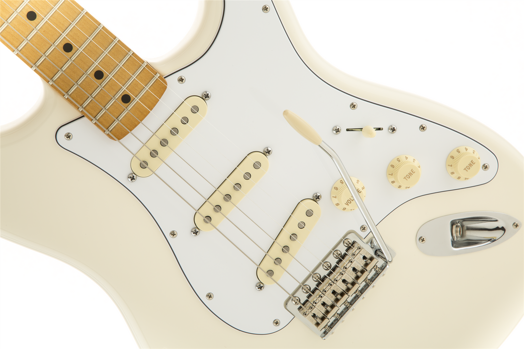 Fender Artist Signature Jimi Hendrix Stratocaster®, Maple Fingerboard, Olympic White