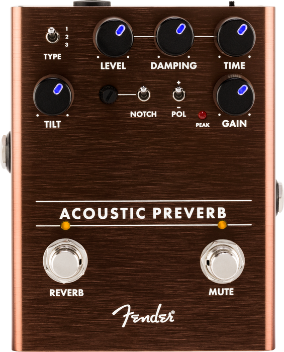 Fender Acoustic Preverb Pedal  -  Preamp/Reverb