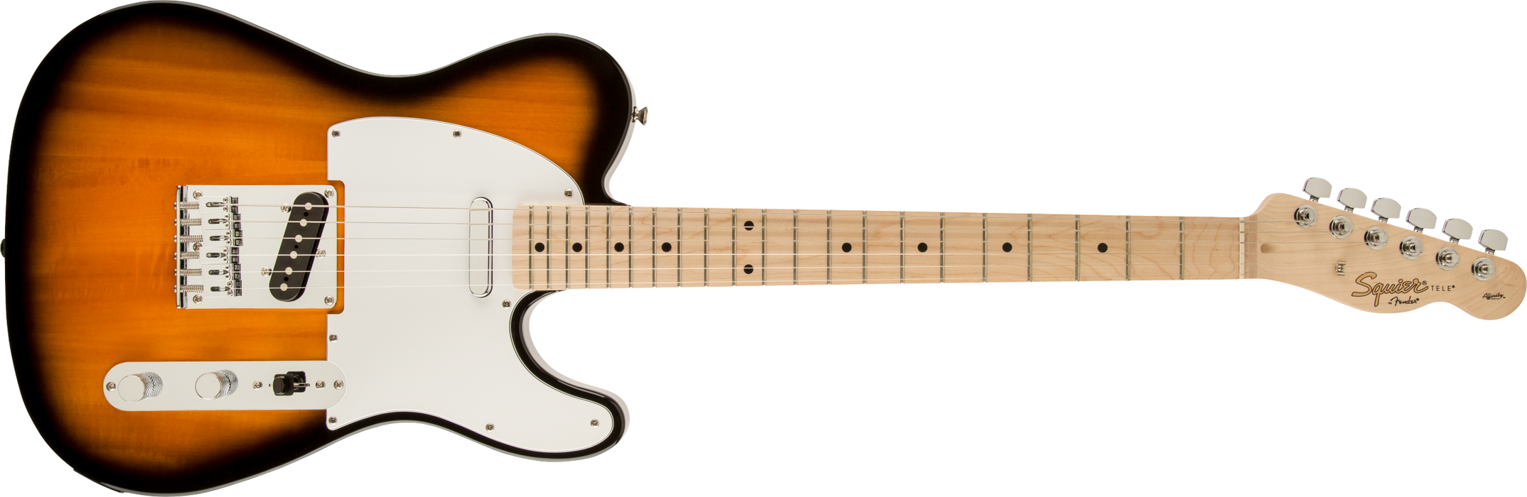 Fender Squier Affinity Series™ Telecaster®, Maple Fingerboard, 2-Color Sunburst