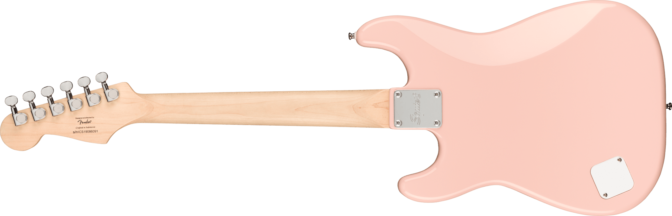 Fender Squier Mini Stratocaster®, Laurel Fingerboard, Shell Pink