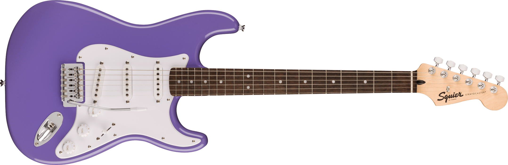 Fender  Squier Sonic™ Stratocaster®, Laurel Fingerboard, White Pickguard, Ultraviolet