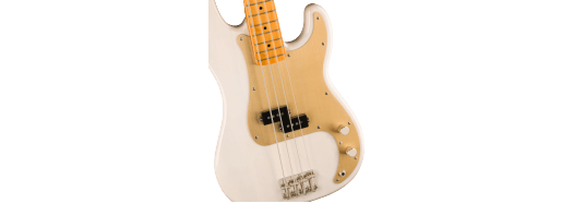 Fender Squier FSR Classic Vibe Late '50s Precision Bass®, Maple Fingerboard, Gold Anodized Pickguard, White Blonde