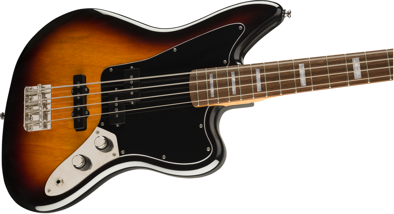 Fender Squier Classic Vibe Jaguar® Bass, Laurel Fingerboard, 3-Color Sunburst  *Includes Deluxe Setup!