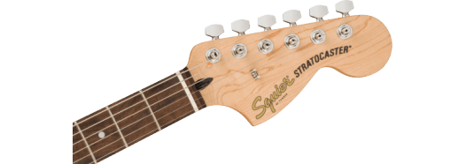 Fender Squier Affinity™ Stratocaster® HH Laurel Fingerboard, Black Pickguard, Olympic White