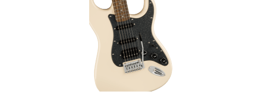Fender Squier Affinity™ Stratocaster® HSS FSR Laurel Fingerboard, Metallic Black Pickguard, Olympic White
