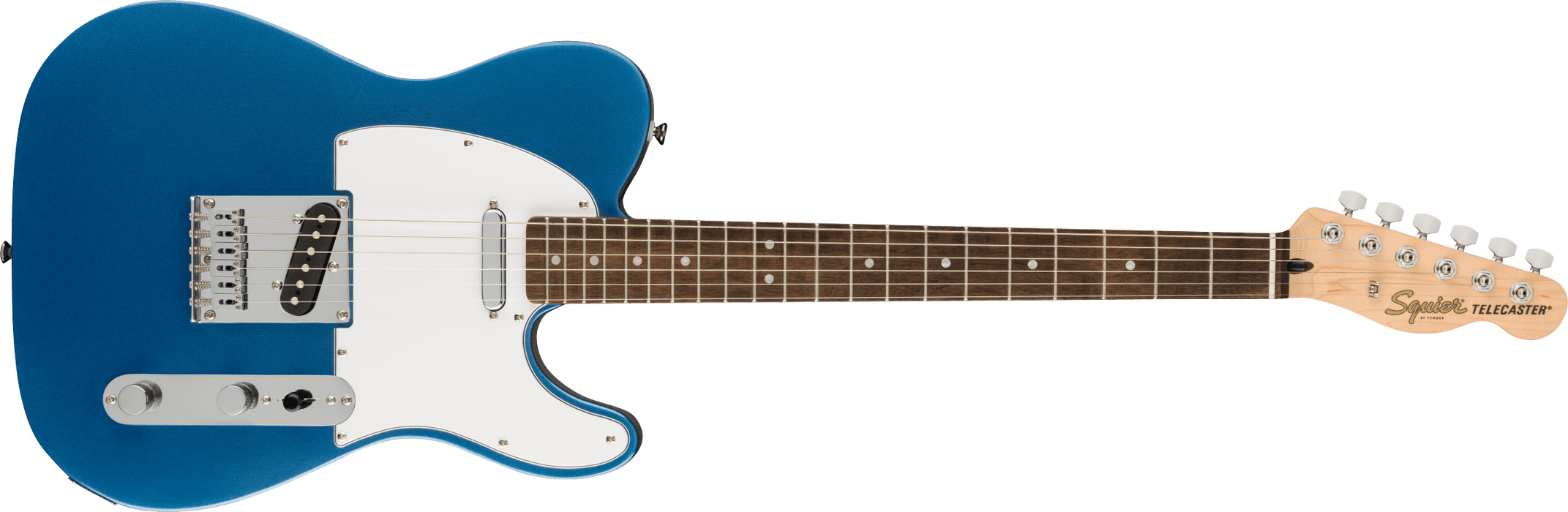 Fender Squier Affinity Series™ Telecaster®, Laurel Fingerboard, White Pickguard, Lake Placid Blue