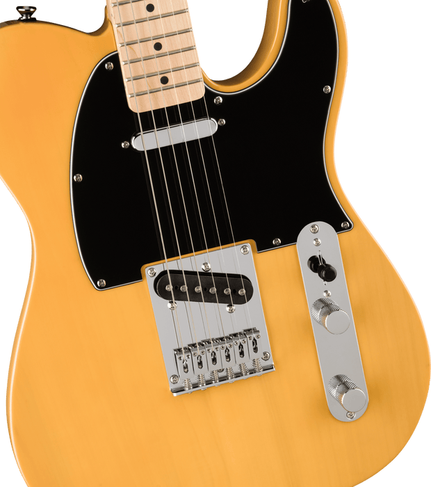 Fender Squier Affinity Series™ Telecaster®, Maple Fingerboard, Black Pickguard, Butterscotch Blonde