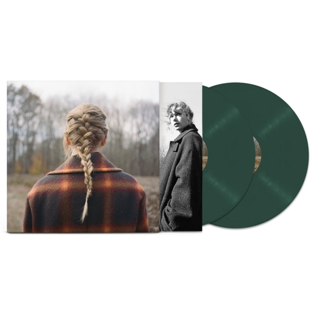 Evermore By Taylor Swift Green Vinyl Edition Includes "Willow" Single Vinyl / 12" Album