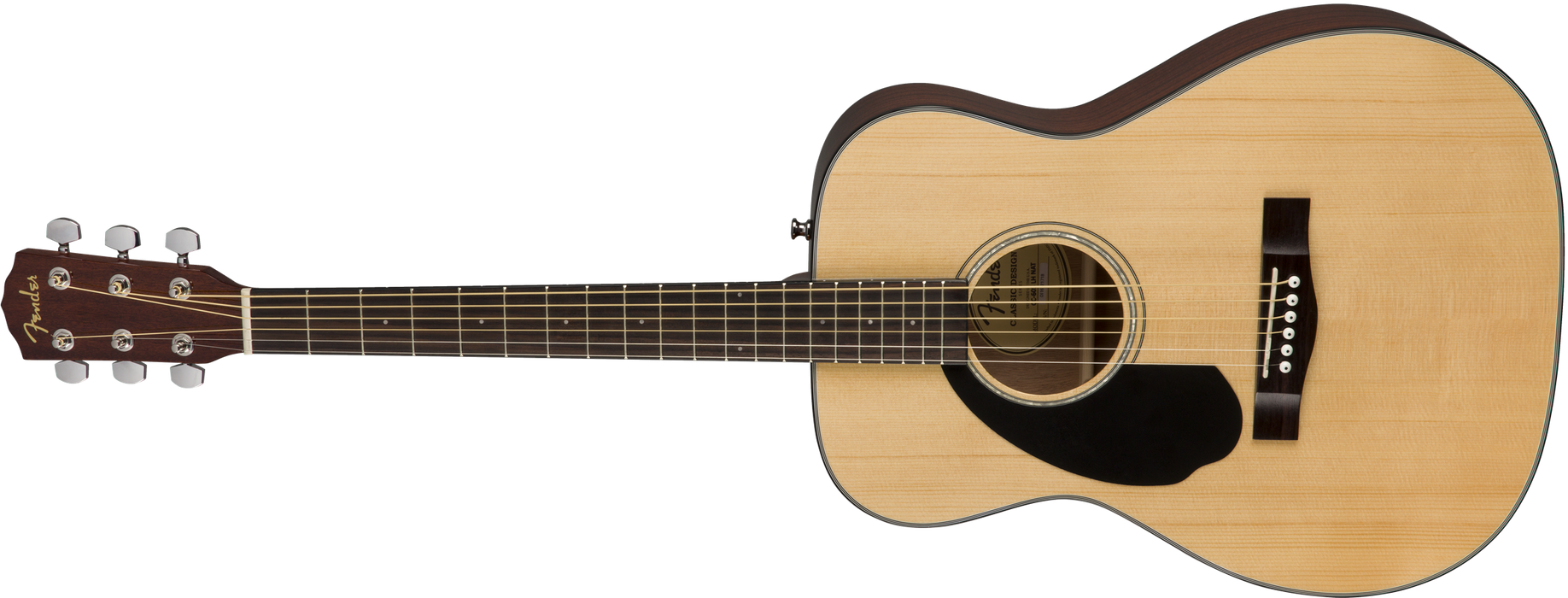 Fender CC-60S Acoustic Concert Left Handed, Walnut Fingerboard, Natural