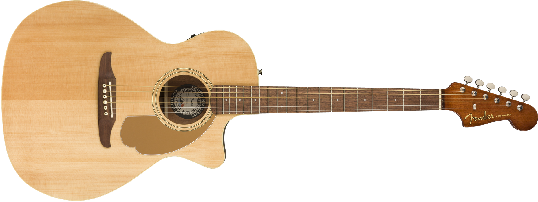 Fender Electro Acoustic Newporter Player, Walnut Fingerboard, Natural