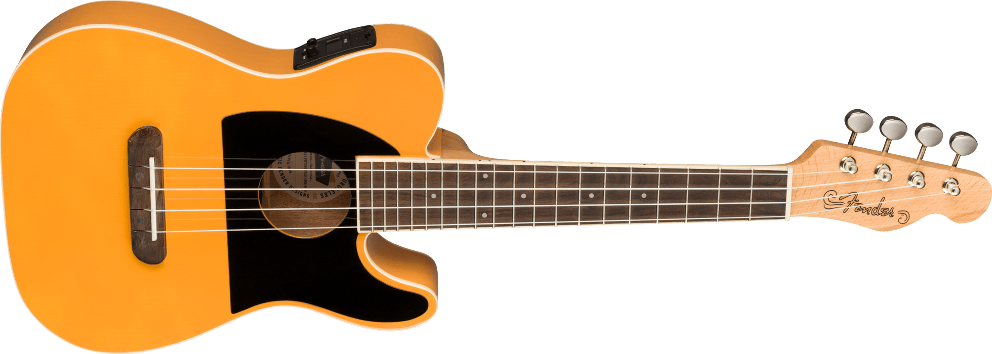 Fender Fullerton Tele® Concert Ukulele - Butterscotch Blonde