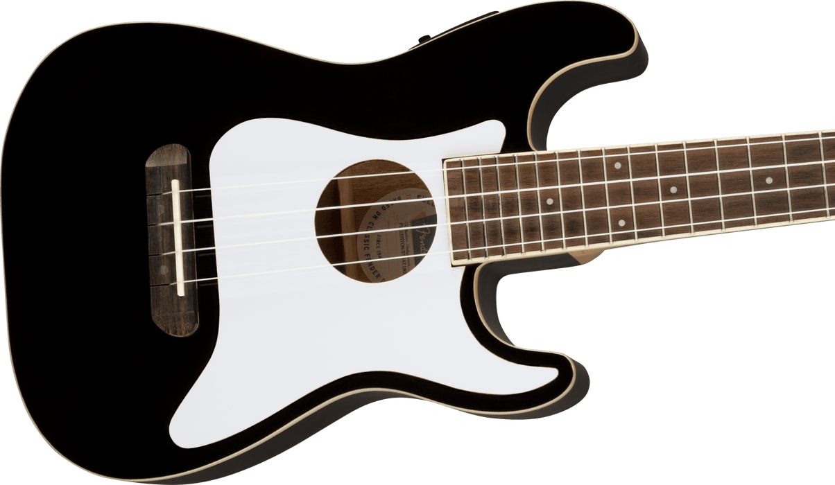 Fender Fullerton Strat® Concert Ukulele - Black