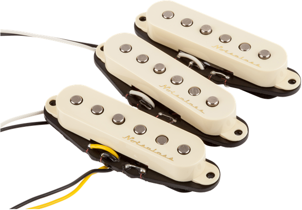 Fender Vintage Noiseless™ Strat® Pickups Set of 3 - Aged White