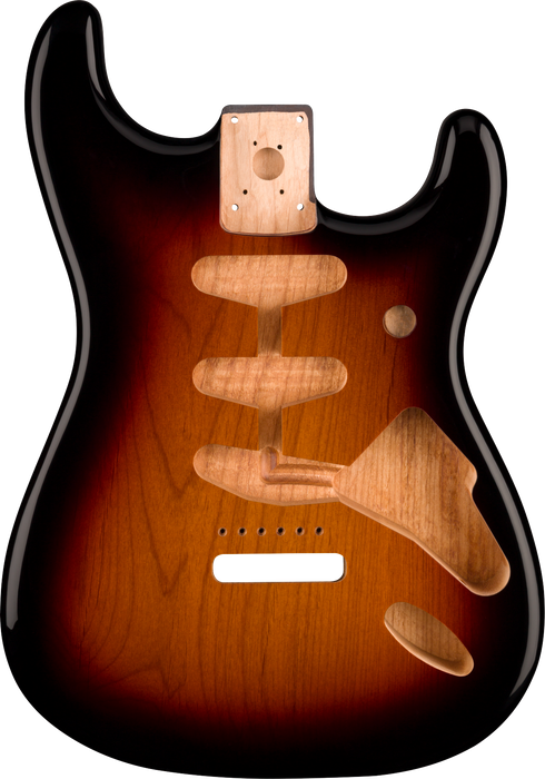 Fender Classic Series 60's Stratocaster® SSS Alder Body Vintage Bridge Mount, 3-Color Sunburst