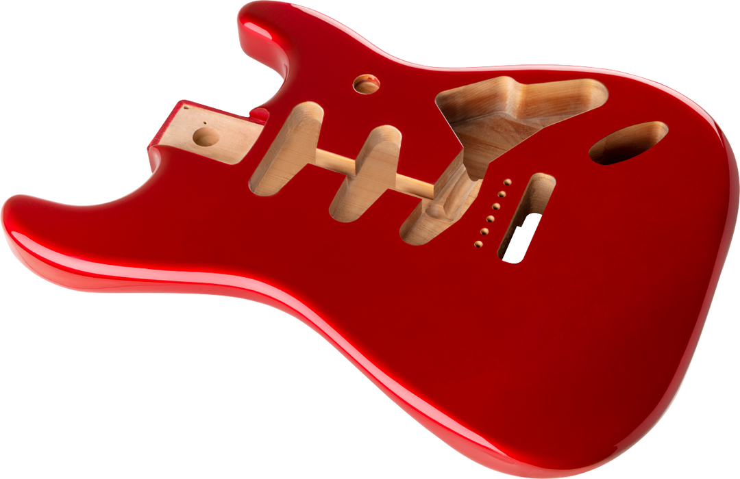 Fender Classic Series 60's Stratocaster® SSS Alder Body Vintage Bridge Mount, Candy Apple Red