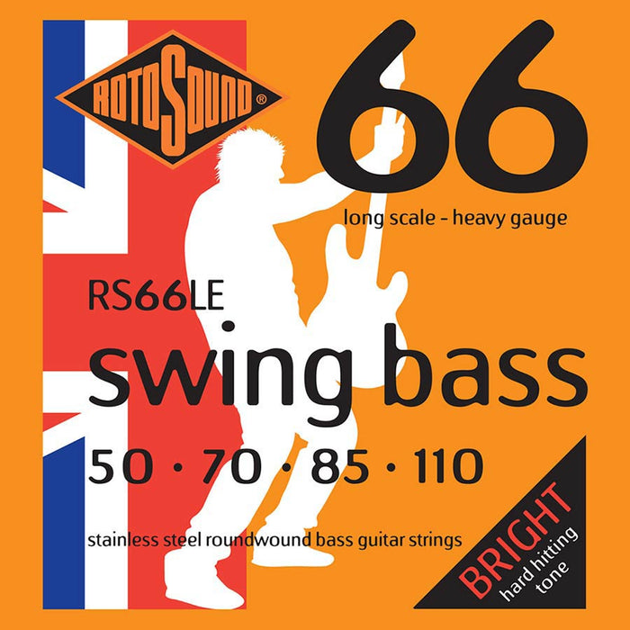 Rotosound RS66LE Swing Bass 66 string set electric bass stainless steel 50-110