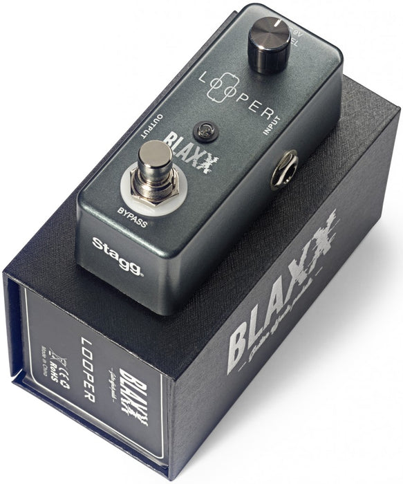 BLAXX Looper Pedal for Electric, Acoustic and Bass guitars