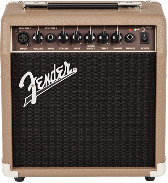 Fender Acoustasonic™ 15, Acoustic Guitar Combo 230V UK DS