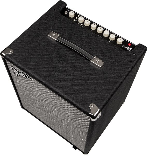 Fender Rumble™ 100 Bass Amplifier (V3), 230V UK, Black/Silver
