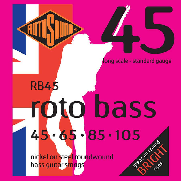 Rotosound RB45 Roto Bass string set electric bass nickel wound 45-105