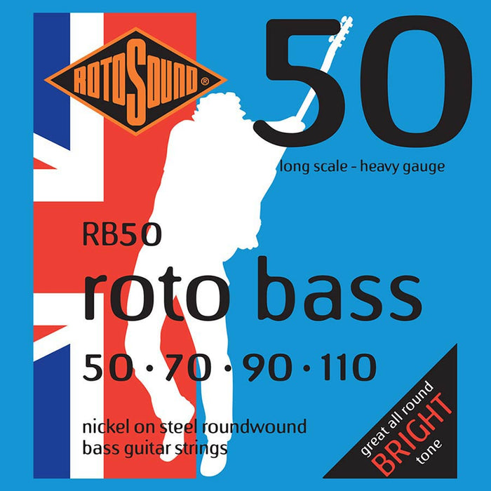 Rotosound RB50 Roto Bass string set electric bass nickel wound 50-110