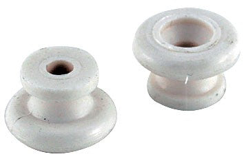 TGI Guitar Strap Buttons - White Plastic (2 Pack)