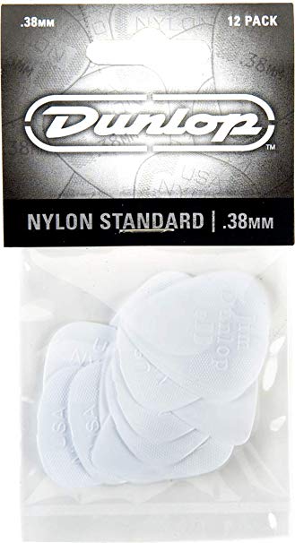 Dunlop Players Pick 12 Pack - Nylon Standard .38MM