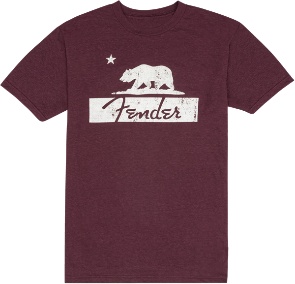 Fender® Burgandy Bear Unisex T-Shirt