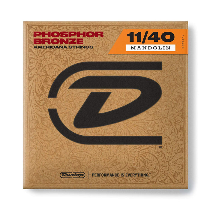 Dunlop DMP1140 Phosphor Medium Mandolin Strings (Pack of 8)