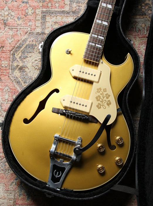 1998 Epiphone ES-295 Gold - Made in Peerless Factory - Pre-Owned
