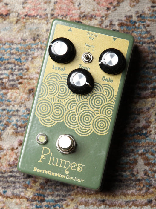 Pre-Owned EarthQuaker Devices Plumes Signal Shredder Overdrive Pedal