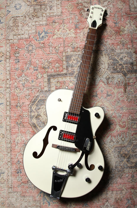 Gretsch G5410T Rat Rod Hollow Body - Matte Vintage White -  Pre-Owned