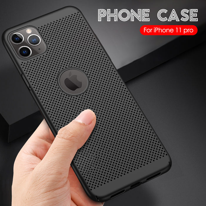 iPhone 11 Pro Case Thin Body | Comfortable Feel | Breathable - Black
