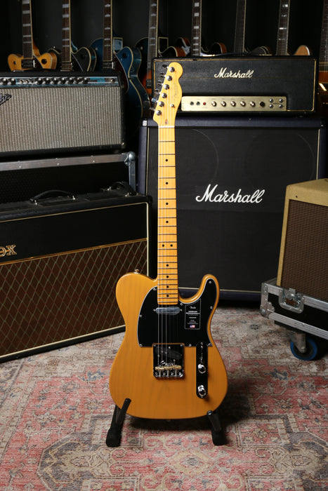 Fender American Professional II Telecaster®, Maple Fingerboard, Butterscotch Blonde - Guitar Warehouse