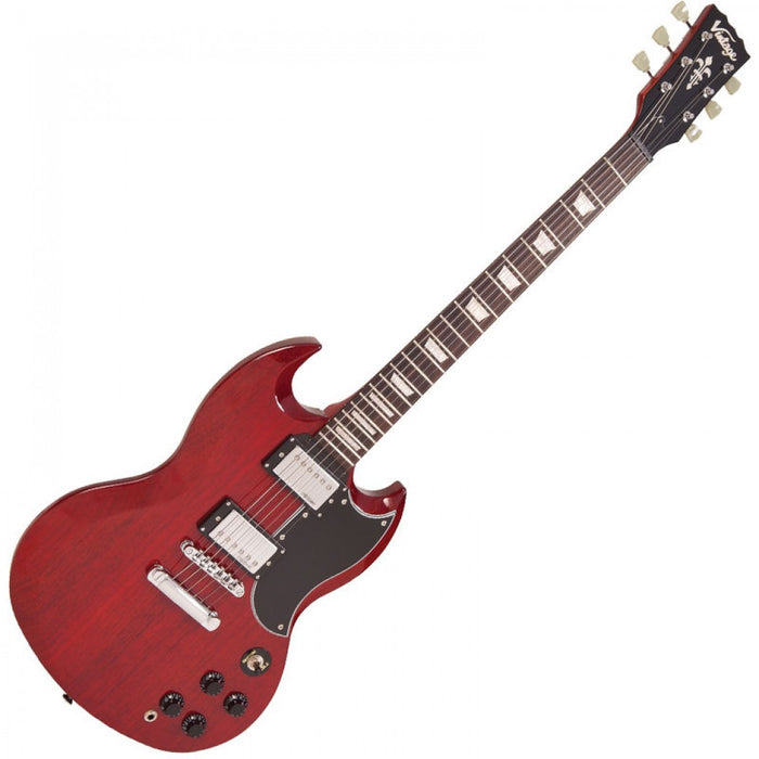VINTAGE VS6 REISSUED ELECTRIC GUITAR ~ CHERRY RED