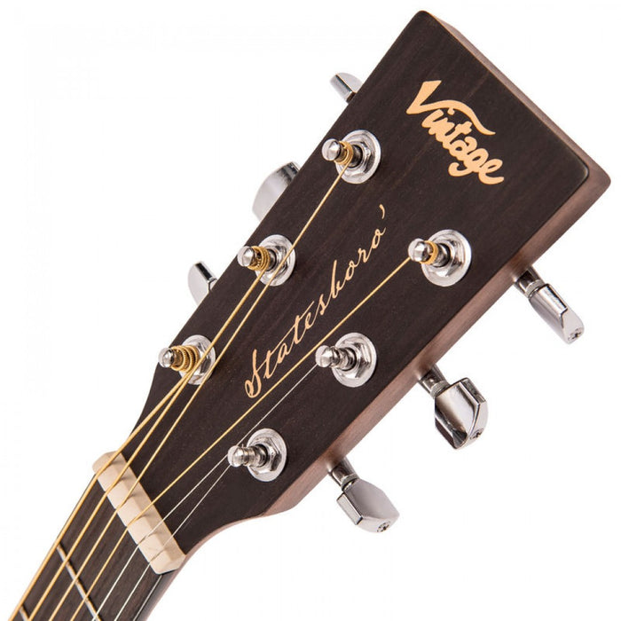 Vintage Statesboro' Paul Brett 'Parlour' Acoustic Guitar ~ Whisky Sour
