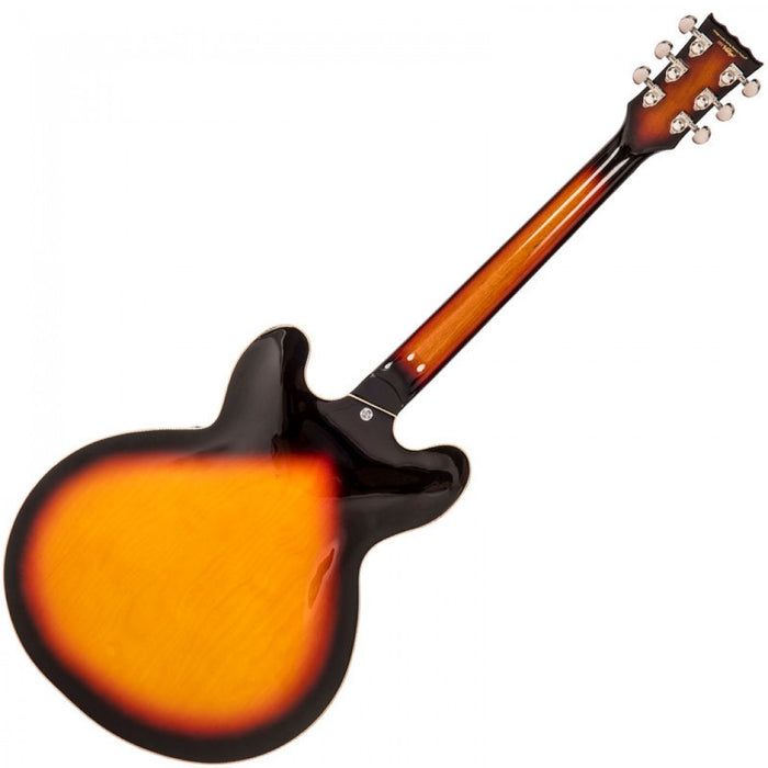 Vintage VSA500P ReIssued Semi Acoustic Guitar ~ Vintage Sunburst *SETUP PRICE