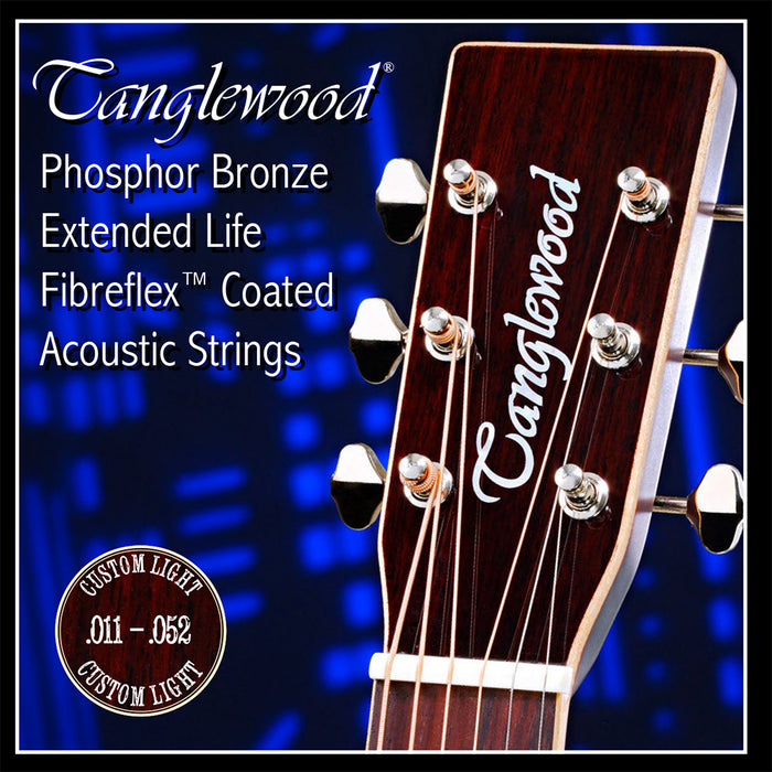 Tanglewood TWGS Fibreflex Coated Strings Custom Light 11-52