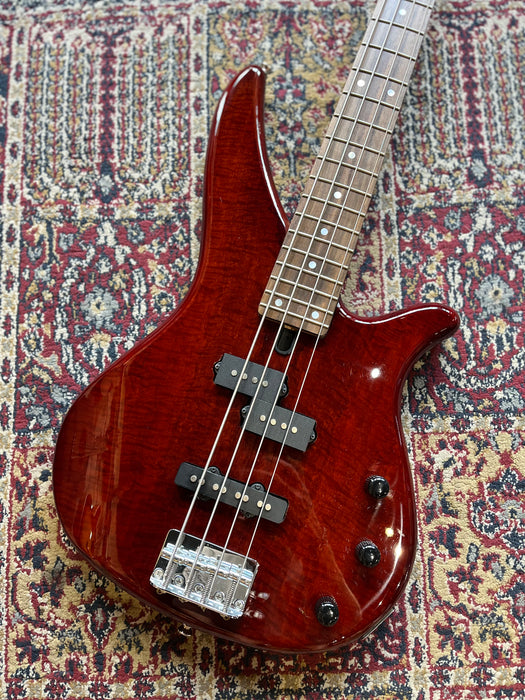 Pre-owned Yamaha RBX170EW Bass in Trans Red