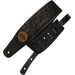 K2 Garment Leather Strap 3" Floral Black - Guitar Warehouse