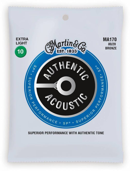 Martin & Co. MA170 Acoustic Guitar Strings - Bronze Extra Light