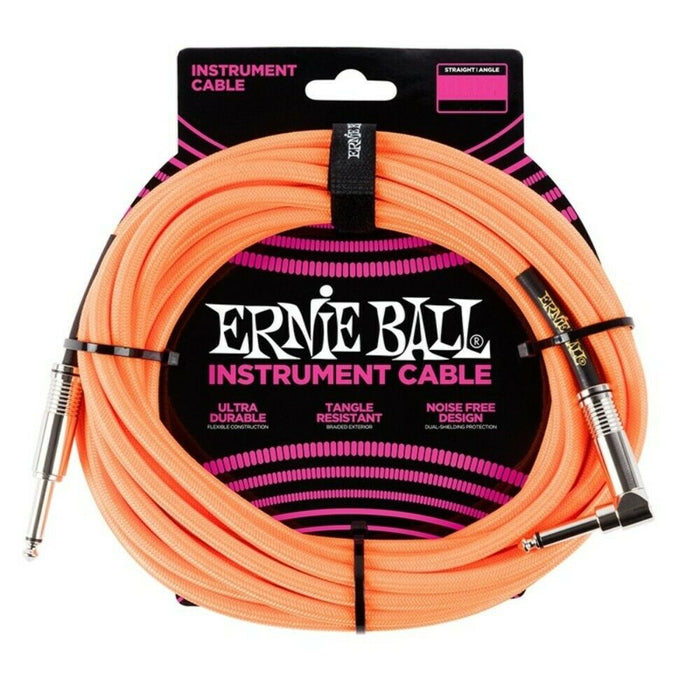 Ernie Ball Braided Cable P06079 - 10FT ORANGE