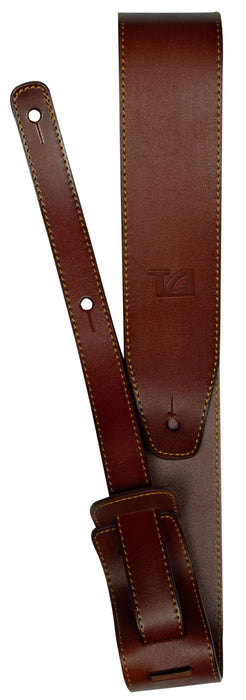 Brown Premium Leather Guitar Strap - TGI
